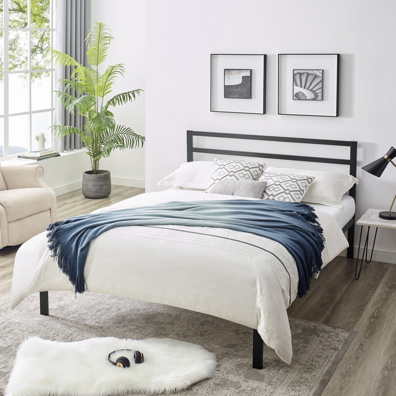 Winston Porter Demos Metal Bed & Reviews Wayfair